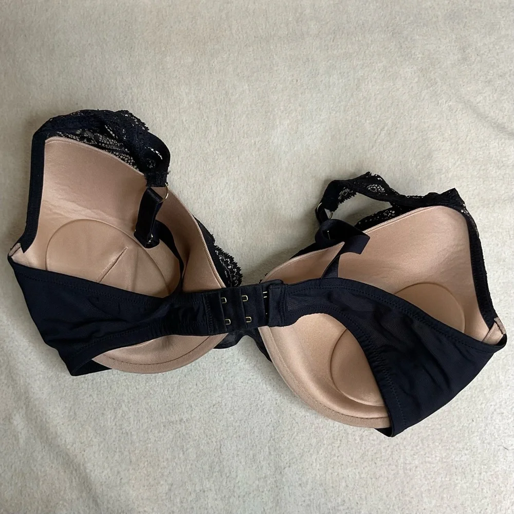ThirdLove 24/7 Lace Contour Plunge Black Size 36F‎
